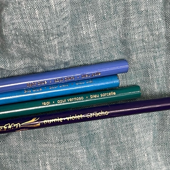 Faherty Light Teal Linen Long Sleeve Collared Buttonup Chest Pockets Size Medium - Picture 6 of 6